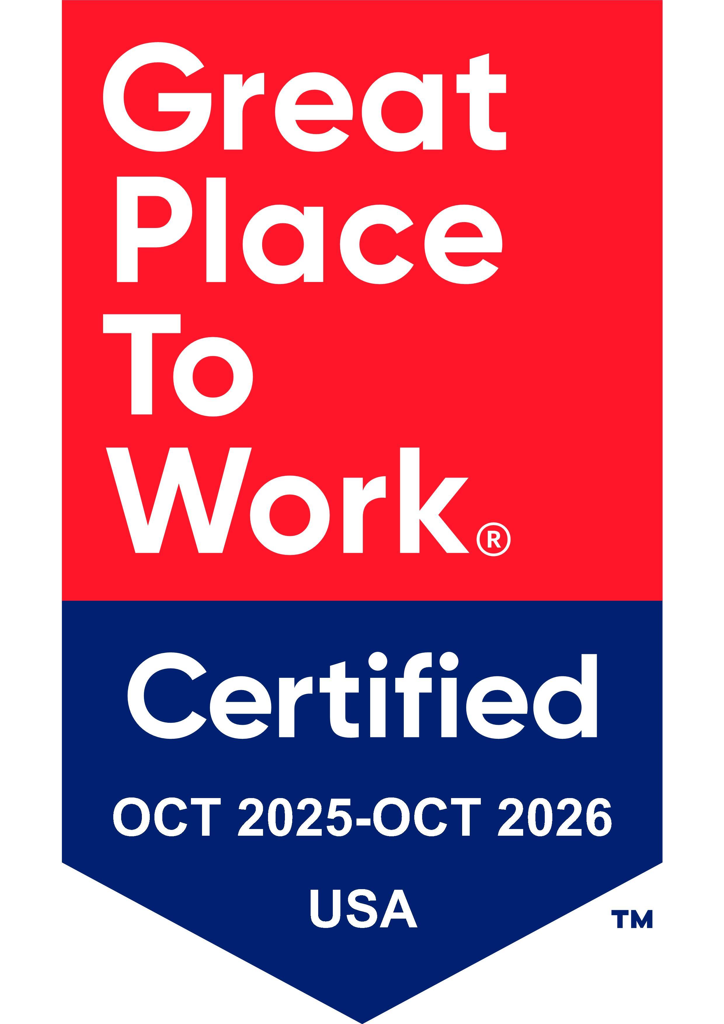 Great Place to Work Badge